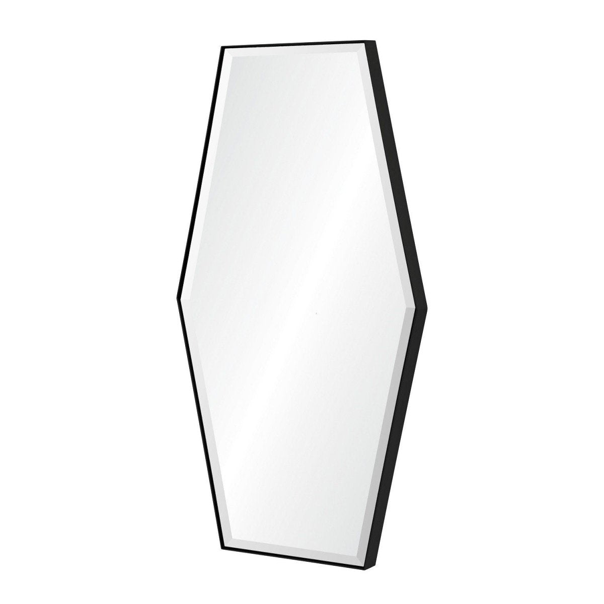 Mirror Image Home - Black Hexagon Mirror | Fig Linens