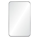Fig Linens - Mirror Image Home - Stainless Steel Rectangular Wall Mirror