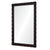 Fig Linens - Mirror Image Home - Darcy Dark Mahogany Mirror by Bunny Williams - Side