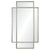 Mirror Image Home Shift Silver Wall Mirror by Jamie Drake | Fig Linens