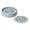 Light Blue Capiz Rattan & Seashell Coasters by Mode Living | Fig Linens