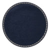 Navy Coco Round Placemats by Mode Living | Fig Linens