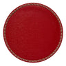 Red Coco Round Placemats by Mode Living | Fig Linens