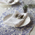 Vail White & Silver Table Runner by Mode Living | Fig Linens
