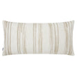 Terra Striped Beige Metallic Pillows by Mode Living | Fig Linens