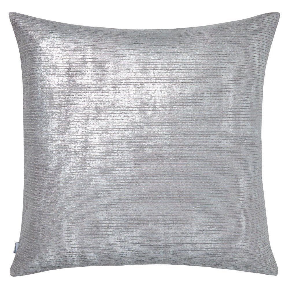 Terra Blue Metallic &amp; Gray Pillow by Mode Living | Fig Linens