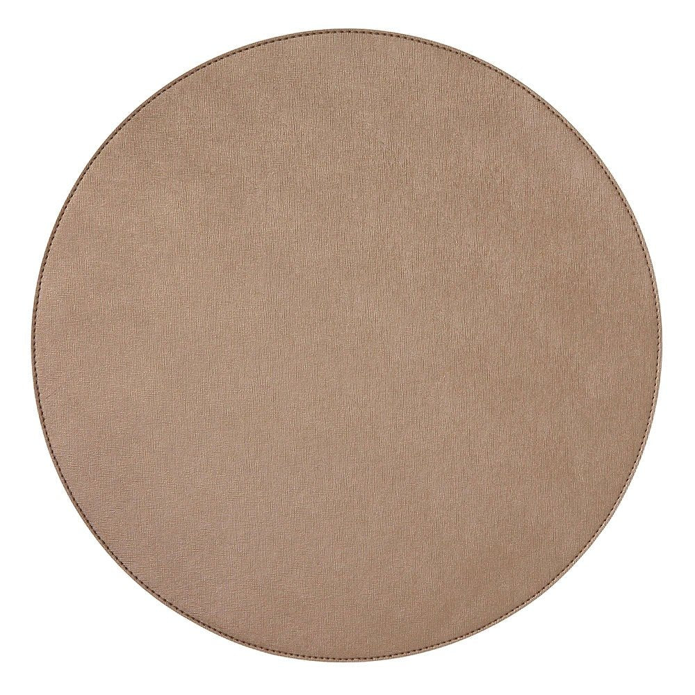 Valentina Bronze Round Placemats by Mode Living | Fig Linens