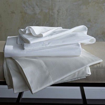 Classic Natural Percale Sheets by Scandia Home | Fig Linens and Home