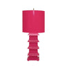 Large Pink Pagoda Table Lamp by Worlds Away | Fig Linens and Home