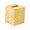 Yellow & Cream Zebra Tissue Box Cover by Worlds Away | Fig Linens