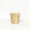 Jane Cream & Gold Oval Wastebasket by Worlds Away | Fig Linens