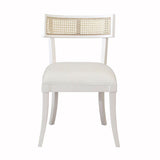 Fig Linens - Worlds Away - Britta White Klismos Dining Chair at Fig Linens and Home 2
