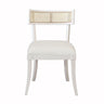 Fig Linens - Worlds Away - Britta White Klismos Dining Chair at Fig Linens and Home 2