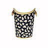 Fig Linens - Worlds Away Leopard Print Wastebasket 