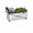 Worlds Away Rectangular Crosshatch Mirrored Planter | Fig Linens and Home