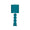 Turquoise Pagoda Table Lamp by Worlds Away | Fig Linens and Home