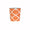 Worlds Away - Arcadia Orange & Cream Oval Wastebasket | Fig Linens