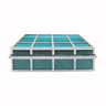 Percy Turquoise Leather Decorative Box by Worlds Away | Fig Linens