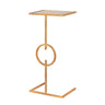 Worlds Away Georgia Gold Cigar Table with Mirror Top | Fig Linens