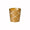 Gold & Cream Oval Wastebasket by Worlds Away | Fig Linens