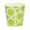 Green & Cream Oval Wastebasket by Worlds Away | Fig Linens