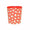 Worlds Away - Gaston Orange & Cream Oval Wastebasket | Fig Linens and Home