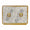 Worlds Away Winslow Antique Mirror & Gold Leaf Cabinet | Fig Linens