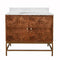 Clifford Dark Burl Wood Bath Vanity by Worlds Away | Fig Linens and Home
