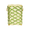 Worlds Away - Green Bamboo Square Wastebasket with Lion Handles | Fig Linens