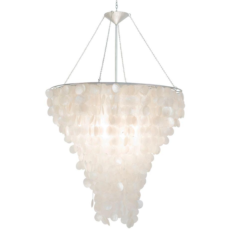 Worlds Away Capiz Shell Chandelier