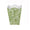 Worlds Away - Green & White Square Wave Top Wastebasket | Fig Linens and Home