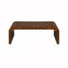 Fig Linens - Worlds Away - Worlds Away Newbury Dark Burlwood Waterfall Coffee Table 