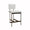 Baylor Bronze & White Vinyl Counter Stool by Worlds Away | Fig Linens