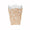 Fig Linens - Gold & White Square Wave Top Wastebasket | Fig Linens and Home
