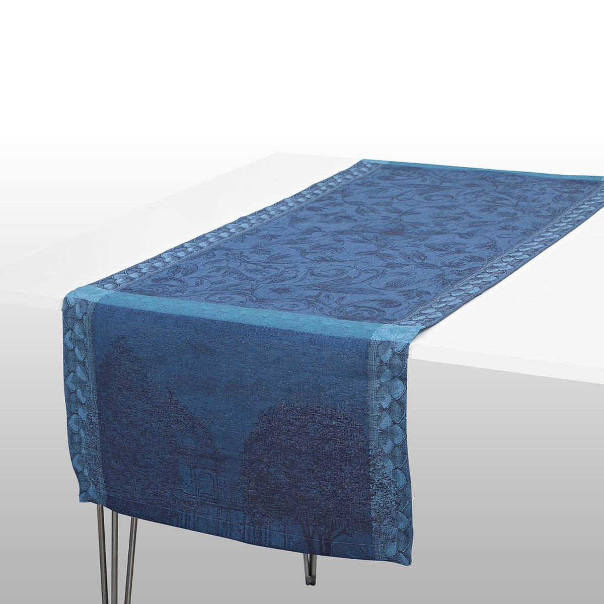 Fig Linens - Le Jacquard Francais - Symphonie Baroque Dusk Table Runner