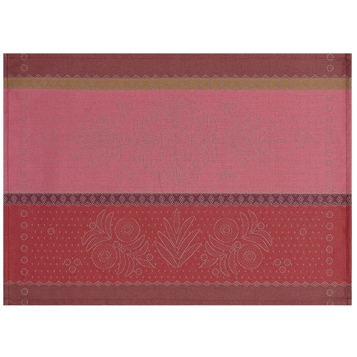 Fig Linens - Le Jacquard Francais - Vent D’Ouest Strawberry Placemat