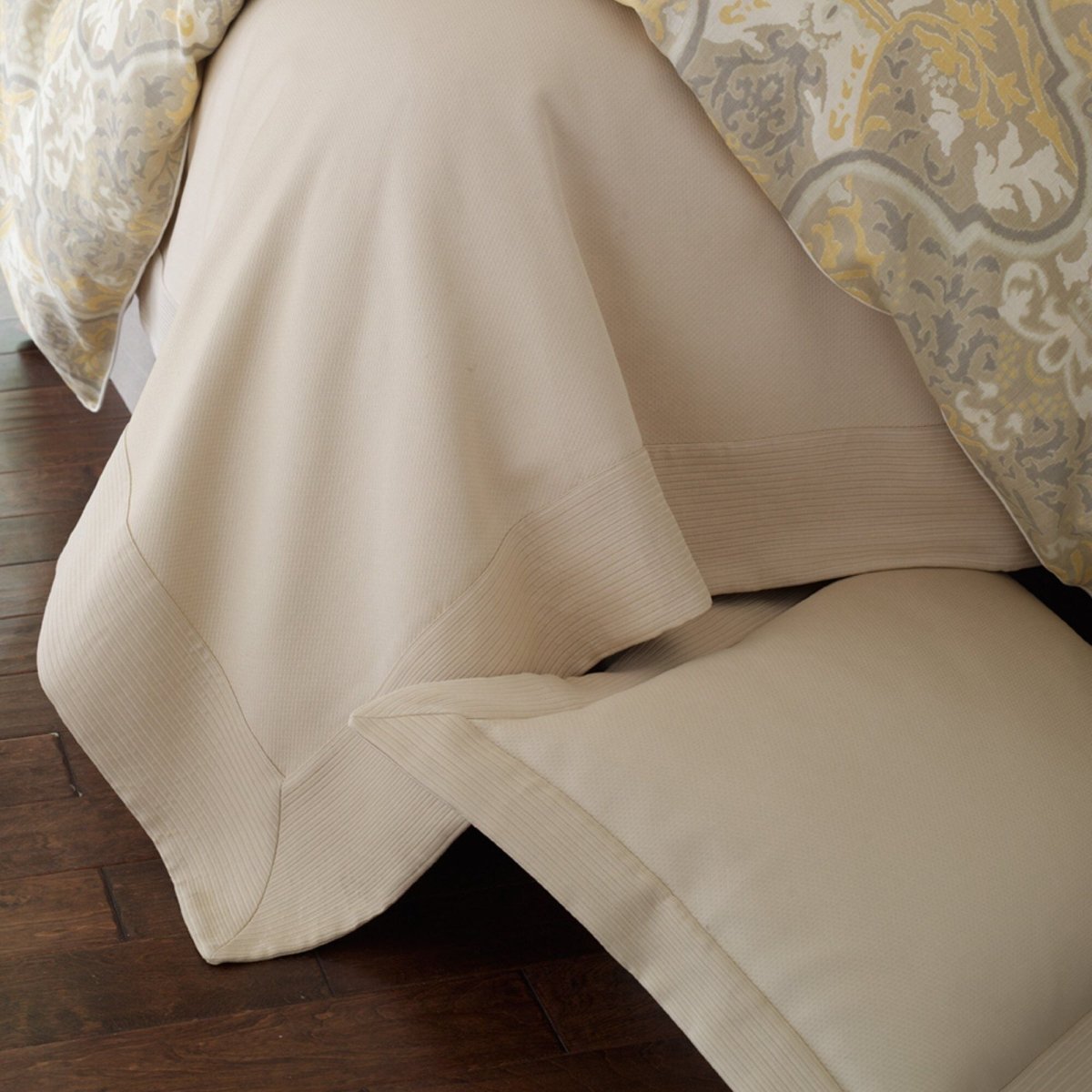 Fig Linens - Angelina Matelassé Coverlet by Peacock Alley
