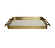 Saratoga Antique Brass Tray by Worlds Away | Fig Linens and Home