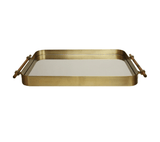 Saratoga Antique Brass Tray by Worlds Away | Fig Linens and Home