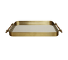 Saratoga Antique Brass Tray by Worlds Away | Fig Linens and Home
