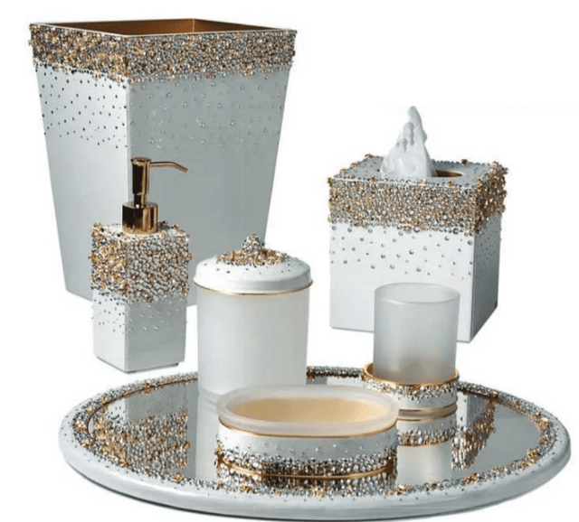 Duchess Pearl Bath Accessories by Mike + Ally | Fig Linens and Home