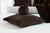 Chocolate Faux Fur Snowball Pillow by Evelyne Prélonge | Fig Linens
