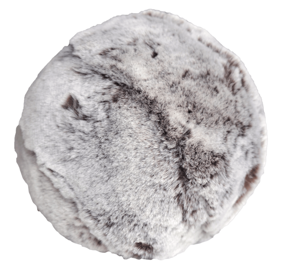Chestnut Faux Fur Snowball Pillow by Evelyne Prélonge | Fig Linens