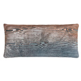 Woodgrain Gunmetal Velvet Pillows by Kevin O'Brien Studio | Fig Linens