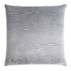Fig Linens- Woodgrain Silver Gray Velvet Pillows by Kevin O'Brien Studio