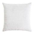Woodgrain White Square Velvet Pillows by Kevin O'Brien Studio | Fig Linens