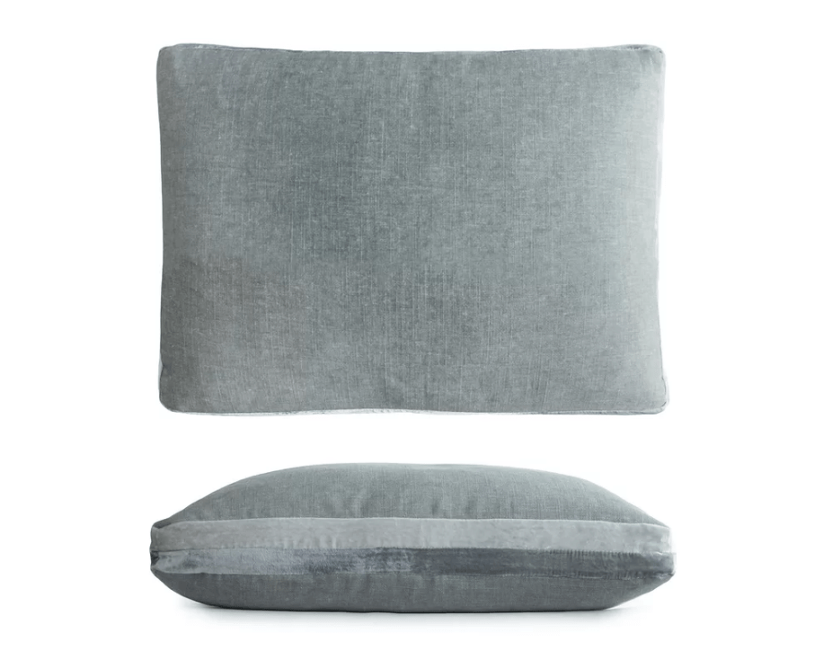 Sage Double Tuxedo Boudoir Pillow by Kevin O'Brien Studio | Fig Linens