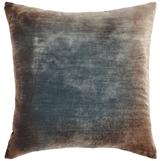 Fig Linens - Ombre Gunmetal Velvet Pillows by Kevin O'Brien Studio