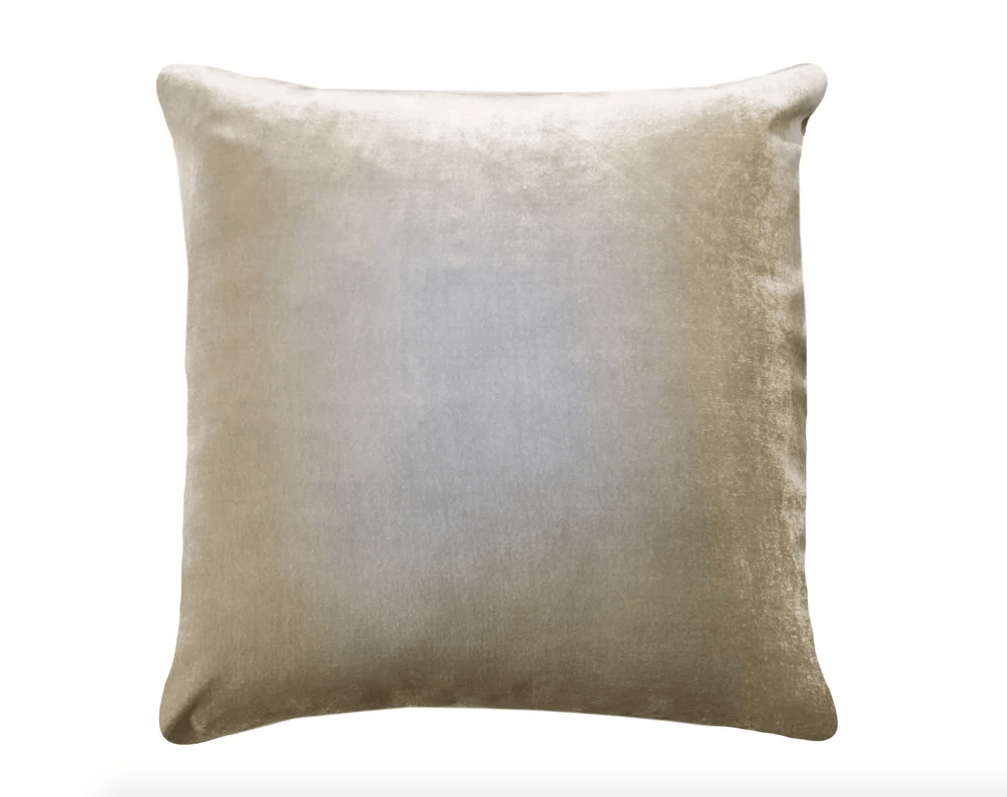 Ombre Nickel Velvet Pillows by Kevin O'Brien Studio | Fig Linens