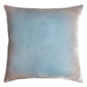 Fig Linens - Ombre Robin’s Egg Velvet Pillows by Kevin O’Brien Studio